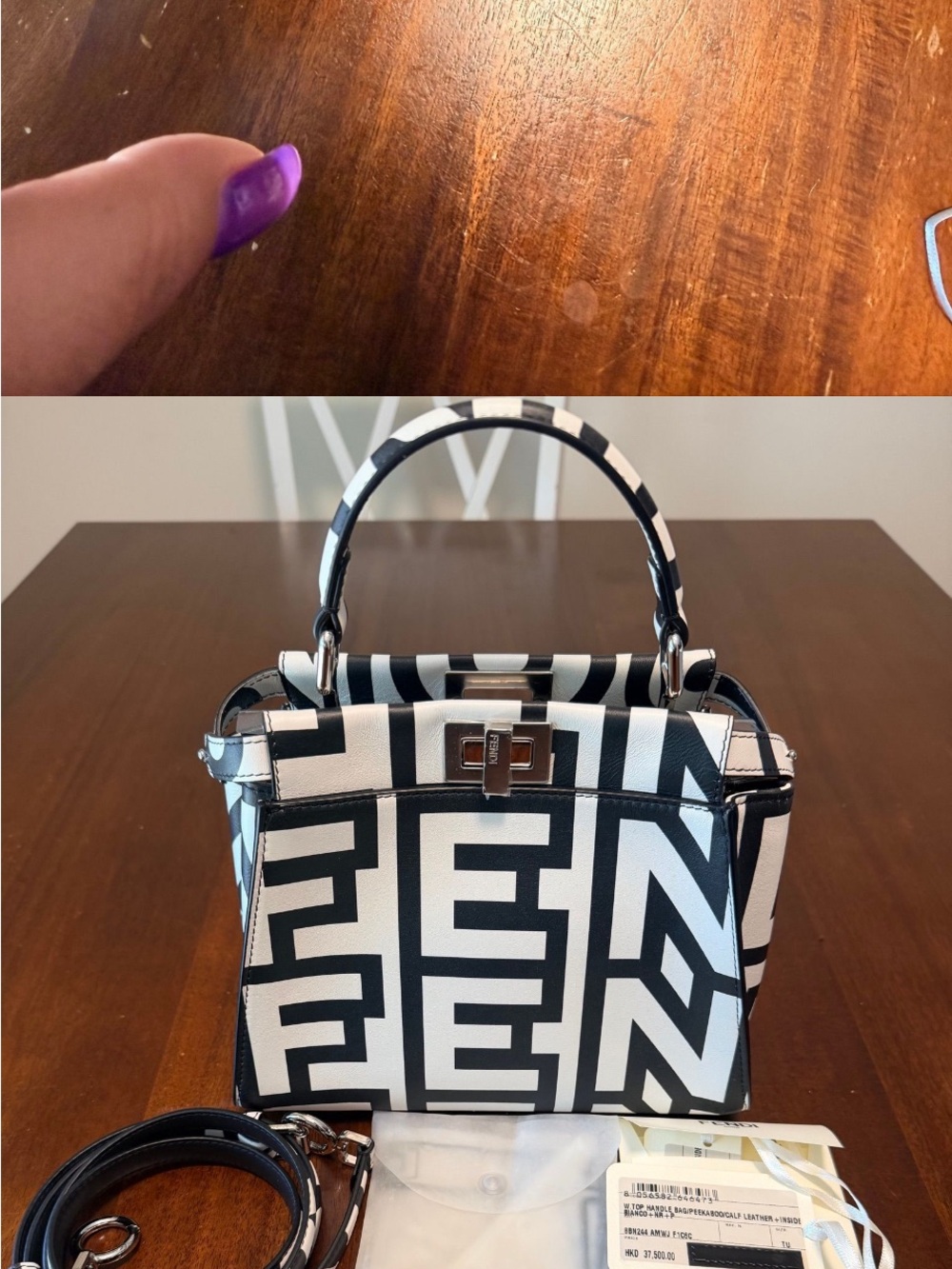 Fendi x Marc Jacobs Peekaboo w/dustbag and COA - Picture 5 of 5